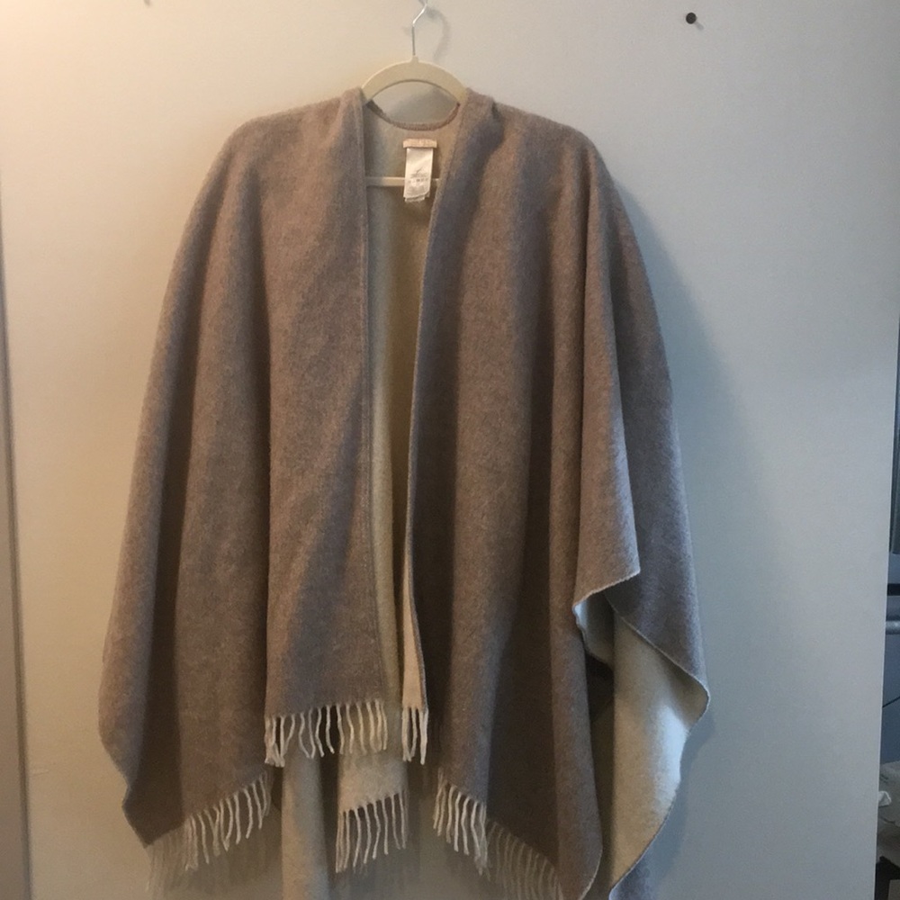 Falconeri 100% Fleece Wool Cape